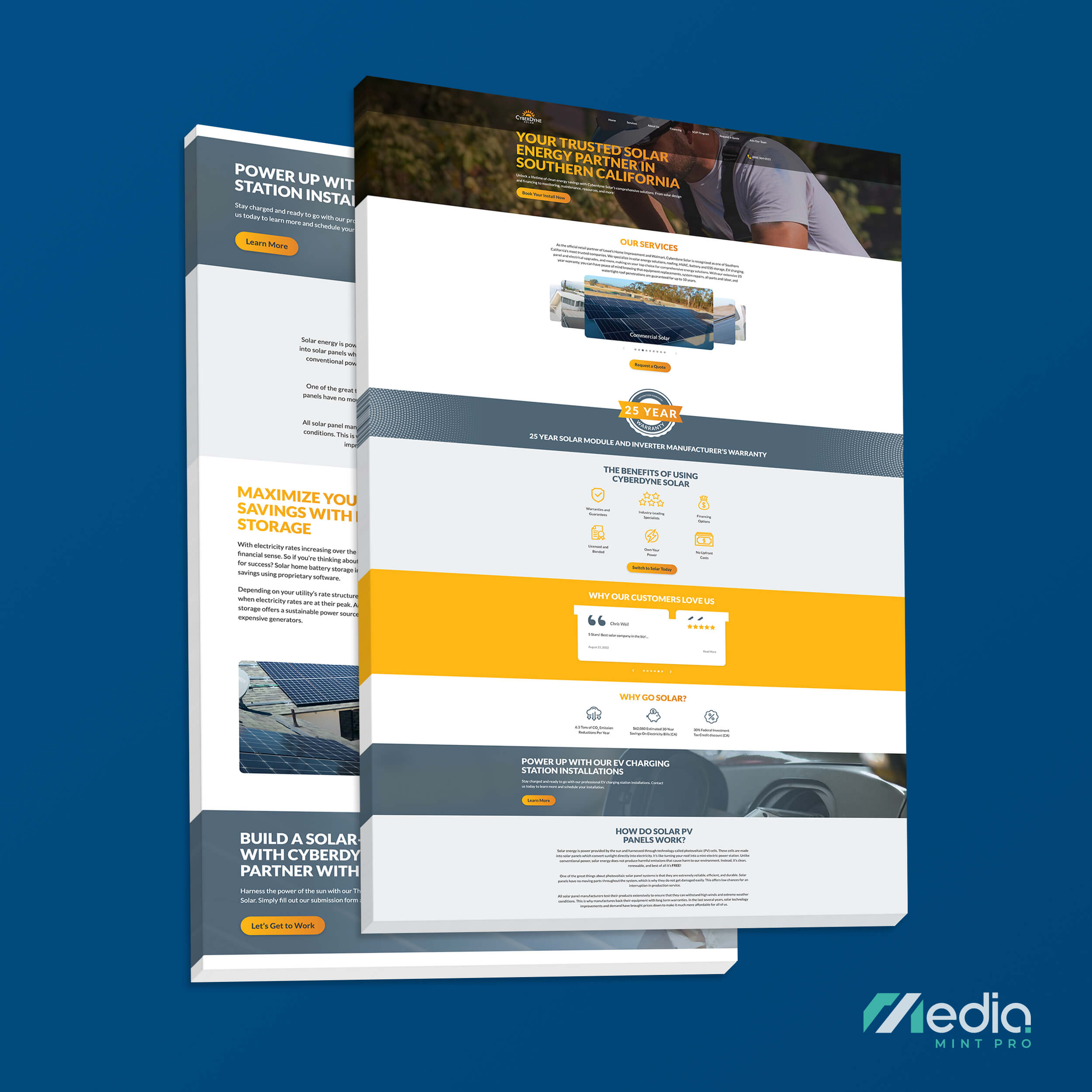 CD Solar Energy Website Design