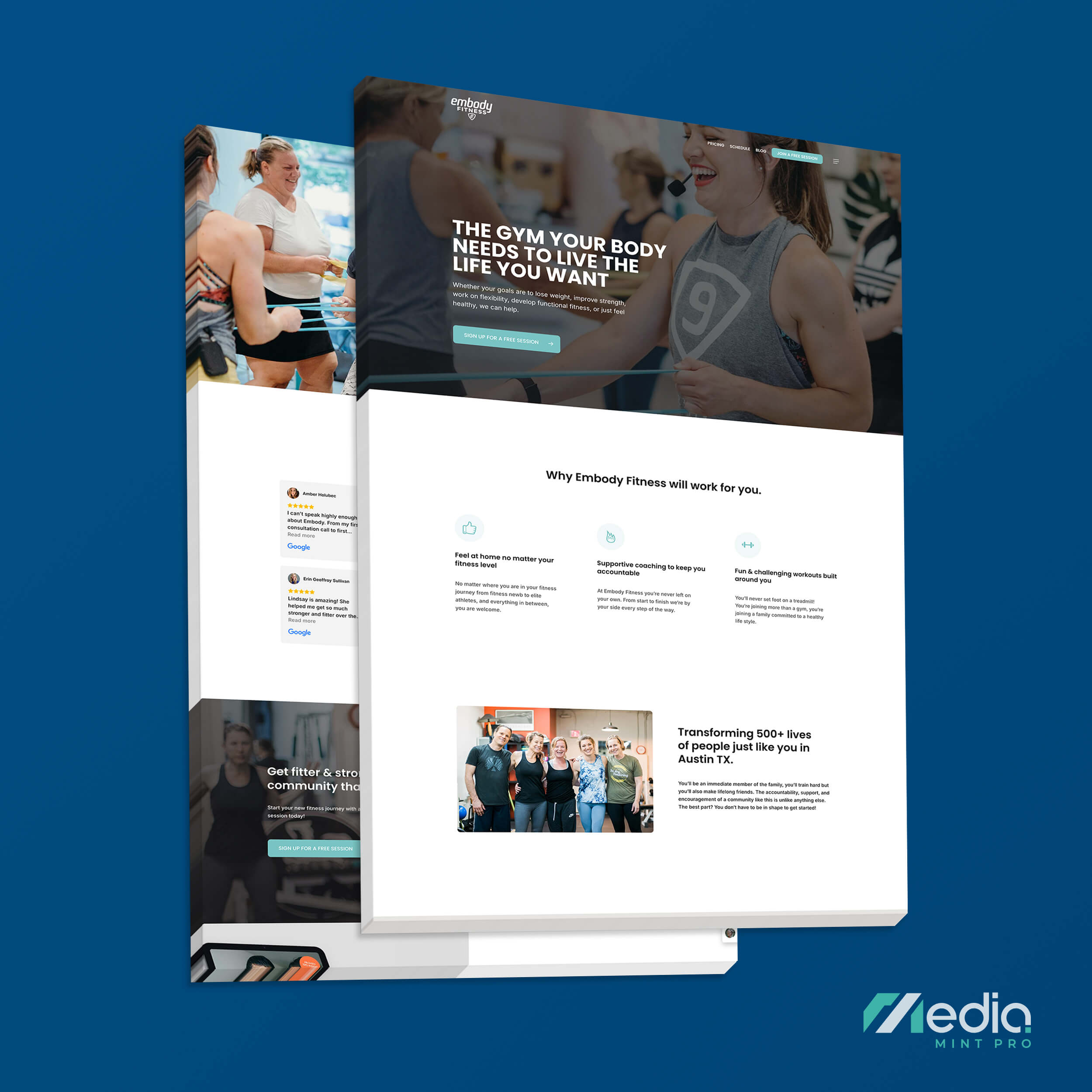 Personal Trainer Website Design In Austin