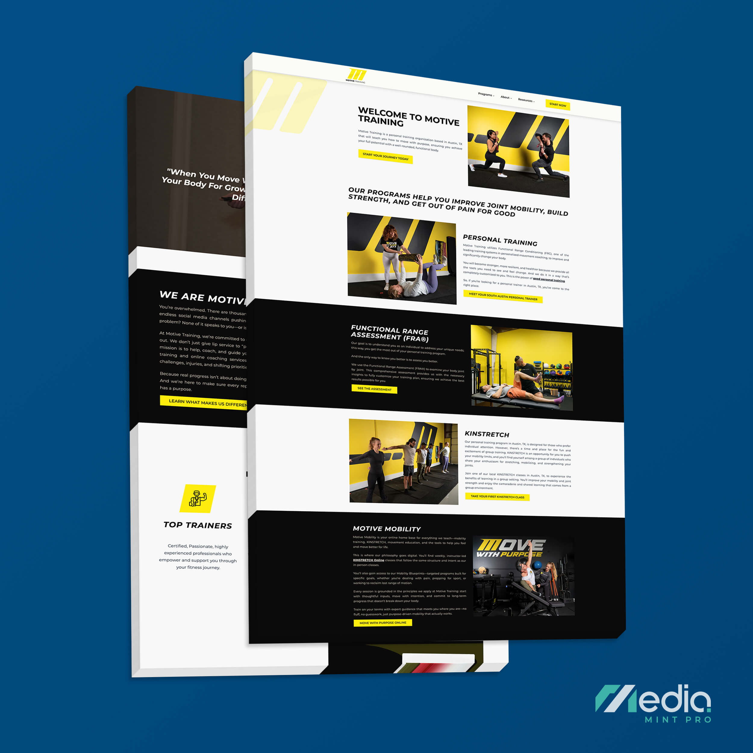 Personal Training Website Design In Austin Tx