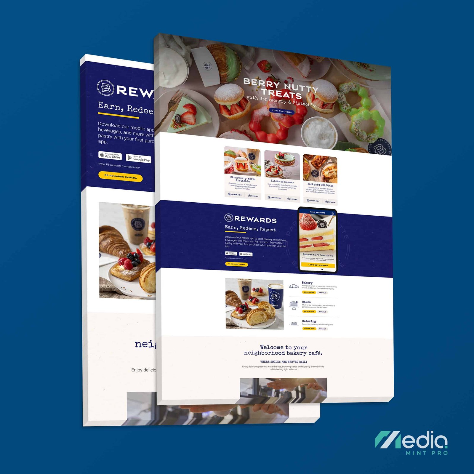 Paris Baguette Nashville Website Design