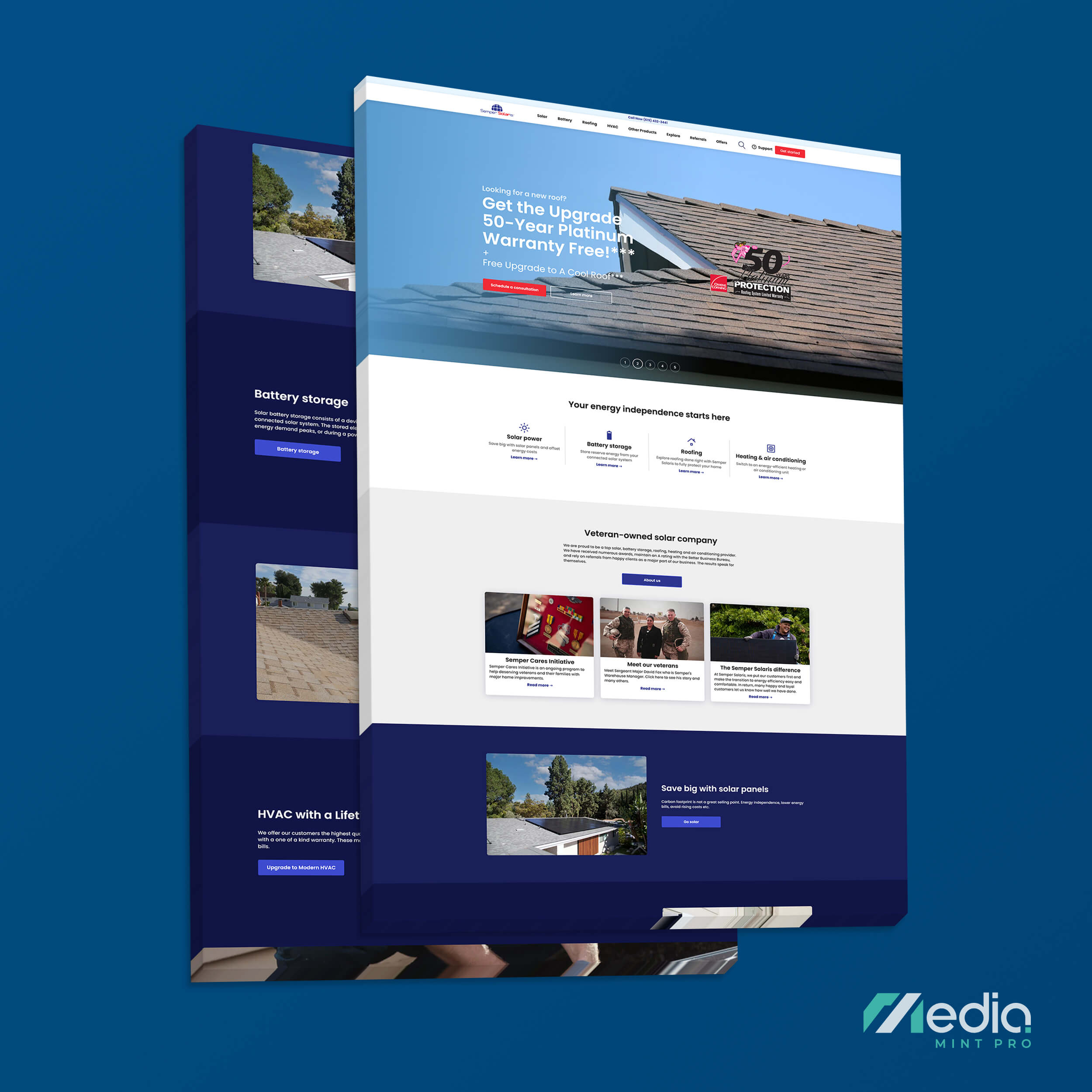 Semper Solaris Website Design