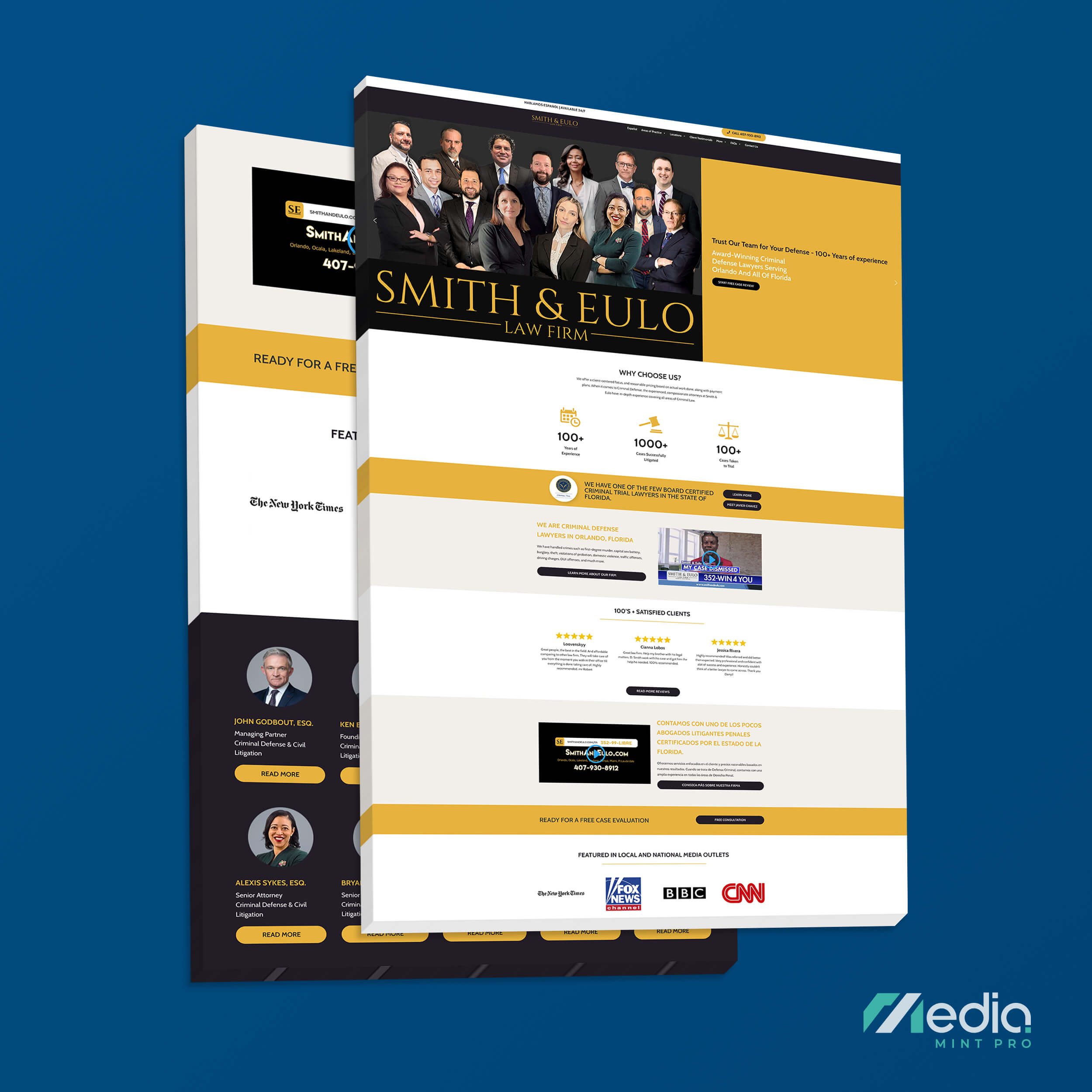Smith & Eulo Law Firm Website Design