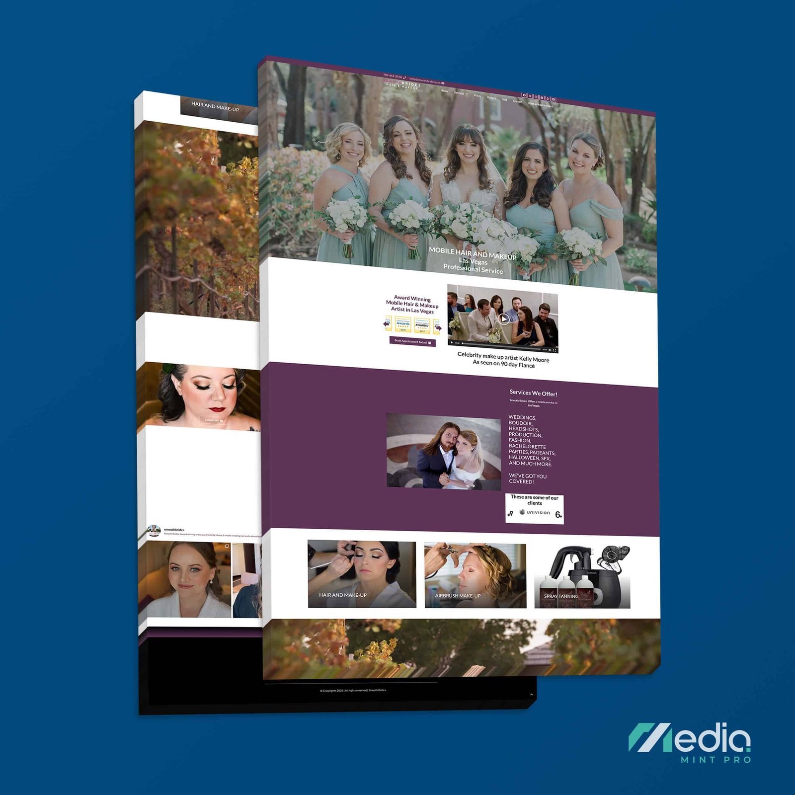 Smooth Brides Makeup Website Design