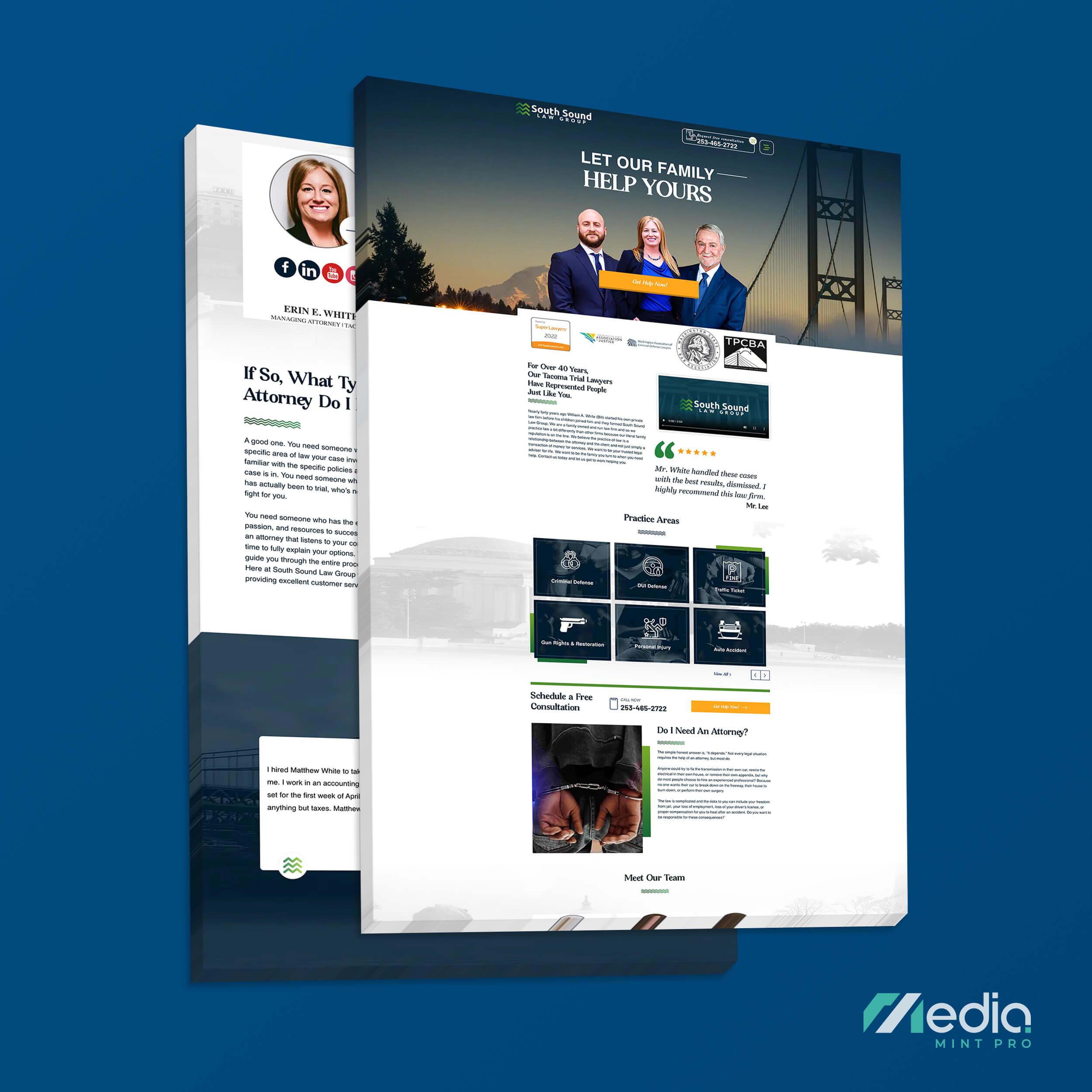 South Sound Law Group Website Design