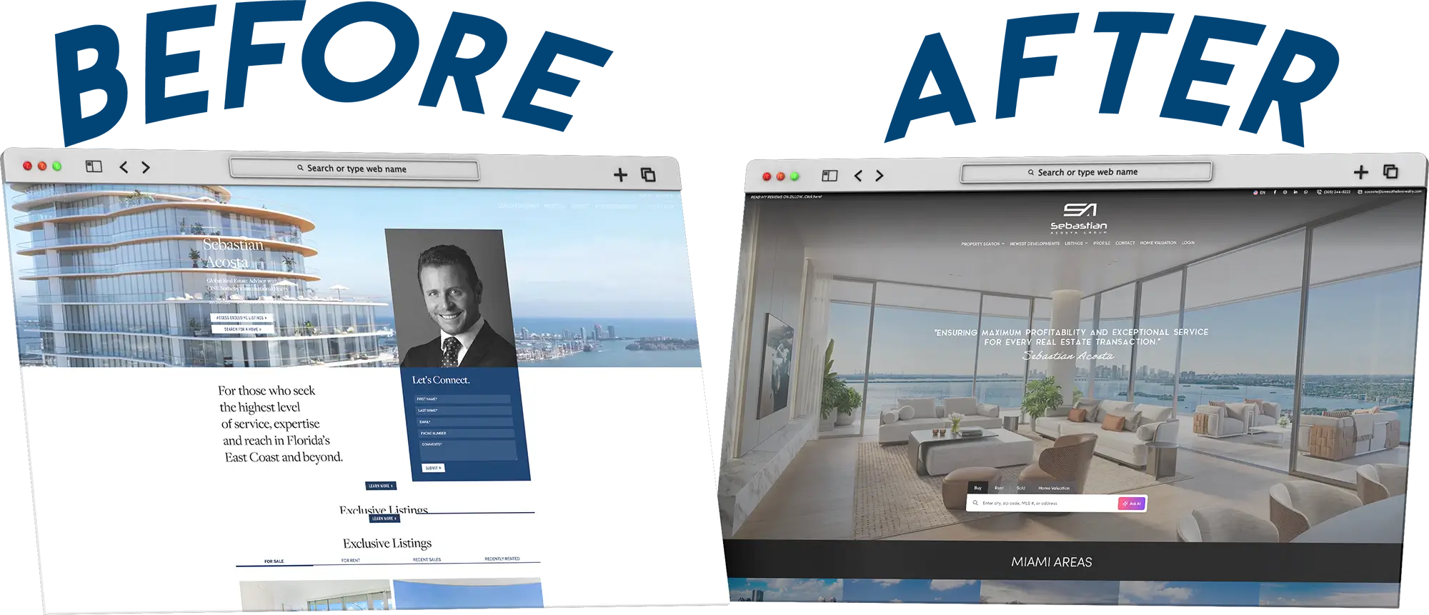 Florida Real Estate Website Design